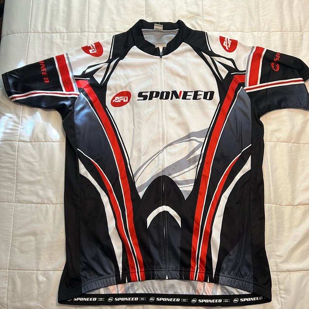 Sponeed Mens Cycling Jersey XL EUC
